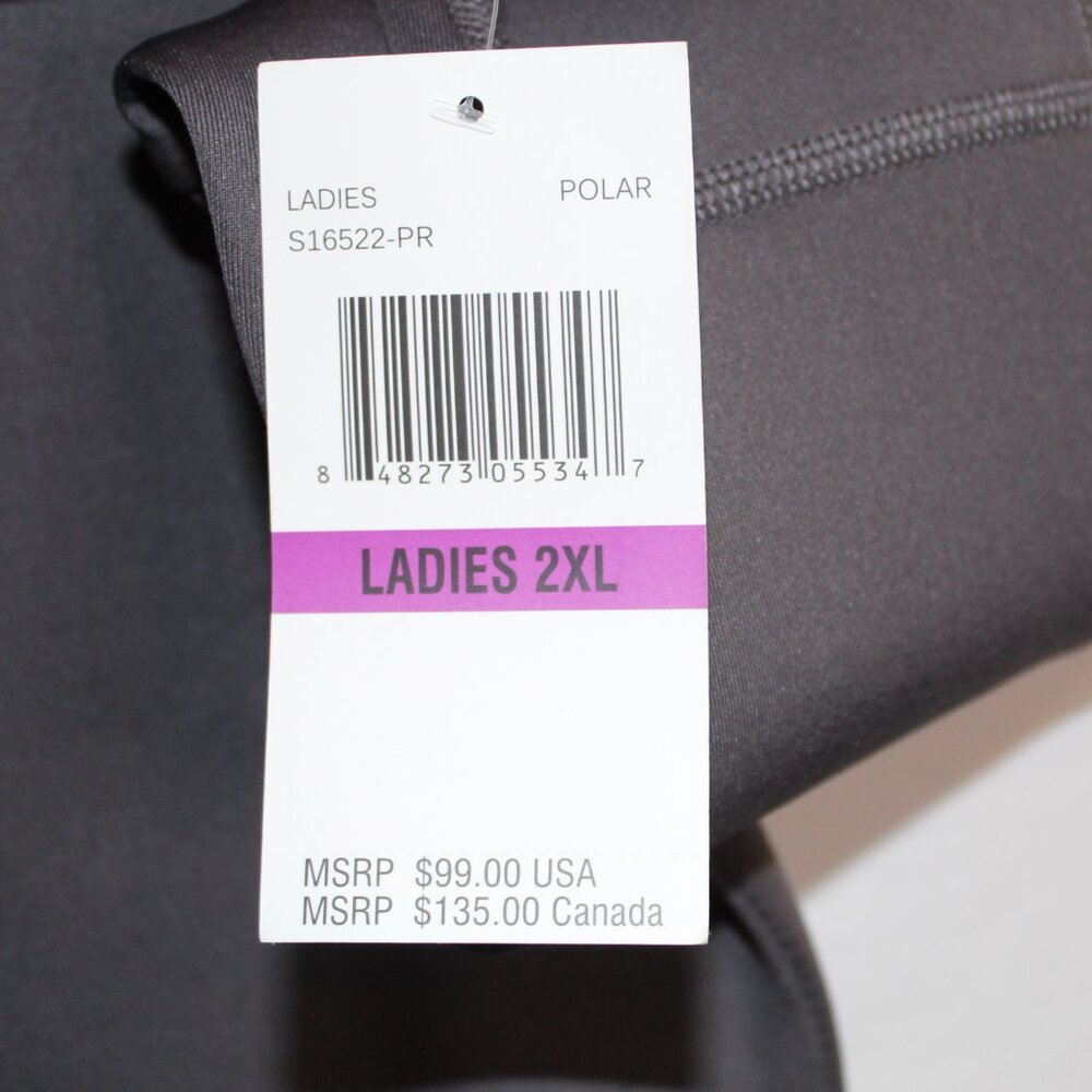 Spyder BNWT Ladies' Venom Full-Zip gray jacket with pockets XXL - Picture 4 of 10
